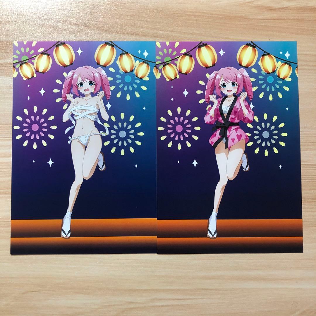 魔法少女にあこがれて ゲーマーズ 特典ポストカード お祭り 浴衣