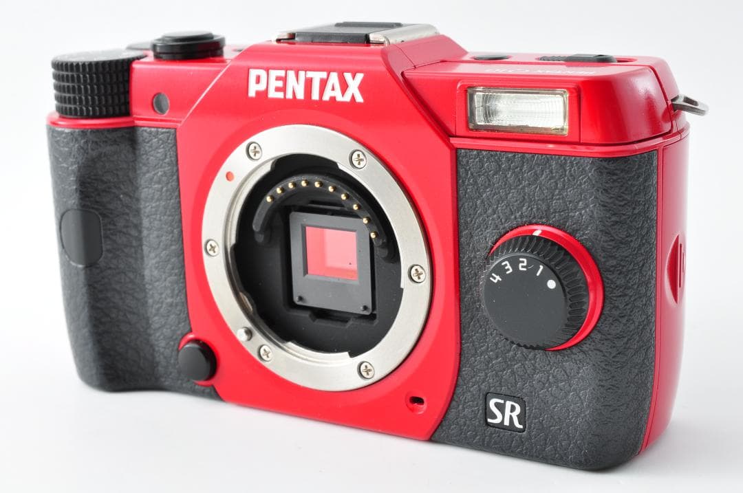 PENTAX Q10 レッド 2個レンズ5-15㎜ 15-45mm 元箱付＃65
