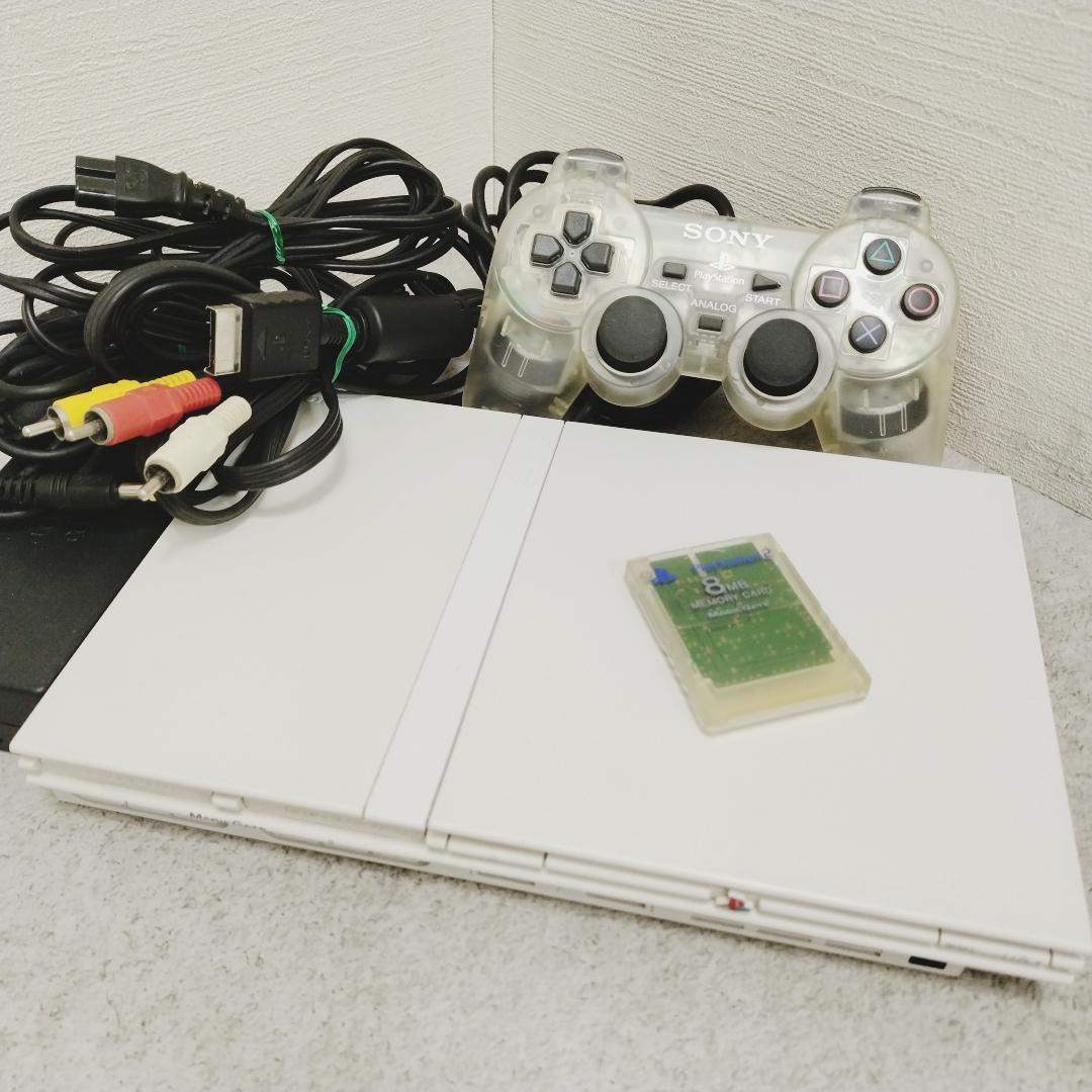4m4148d2p 動作OK ソニー PS2 プレステ2 本体 一式 薄型 白 - メルカリ