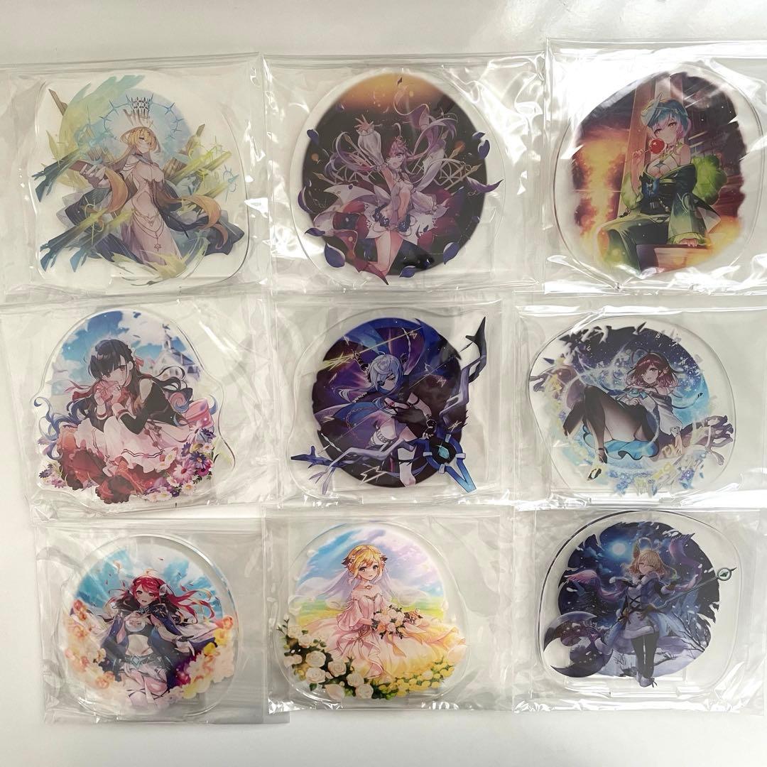 ファンキル アクリルスタンド 9個セット プリント専用商品】アクリルスタンド 129×150mm（SNS-0300500）｜名