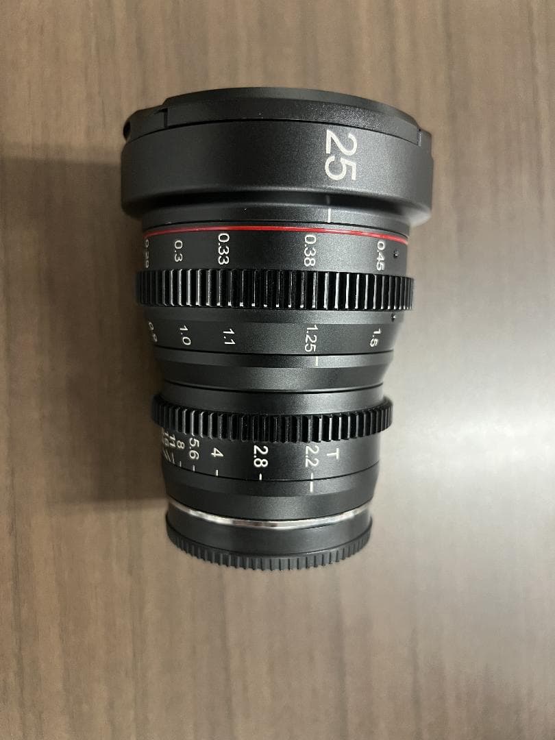【極美品】Meike 25mm T2.2 シネマレンズ Fuji Xマウント
