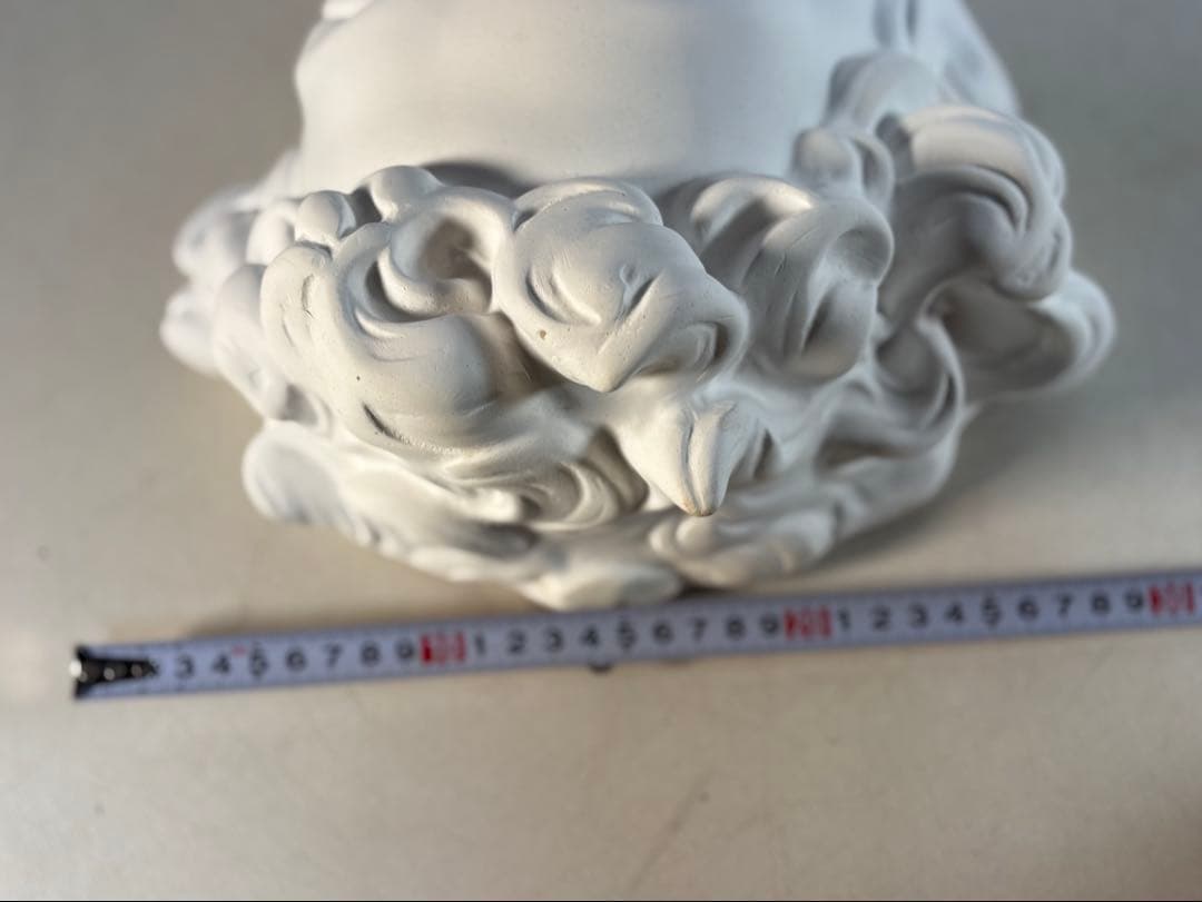 石膏像 メディチ デッサン 半面像 美術 絵画 オブジェ 彫刻 アート