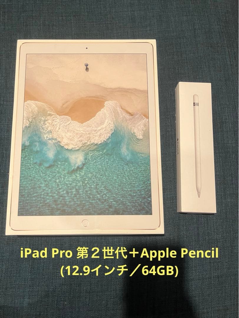 iPad Pro 12.9 (第2世代) 64GB + Apple Pencil Apple iPad Pro 2nd Gen. 64GB, Wi-Fi, Apple Pencil 12.9in Gray | eBay