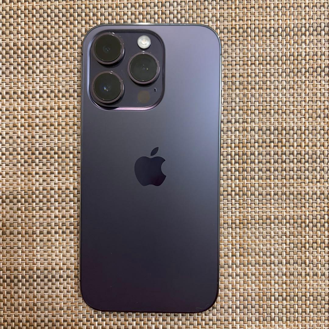 【美品】iPhone14Pro 256GB ディープパープル