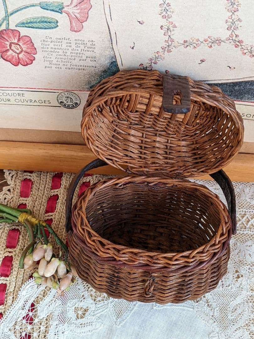 j】フランスアンティーク ドールバスケット ドールパニエ - メルカリ