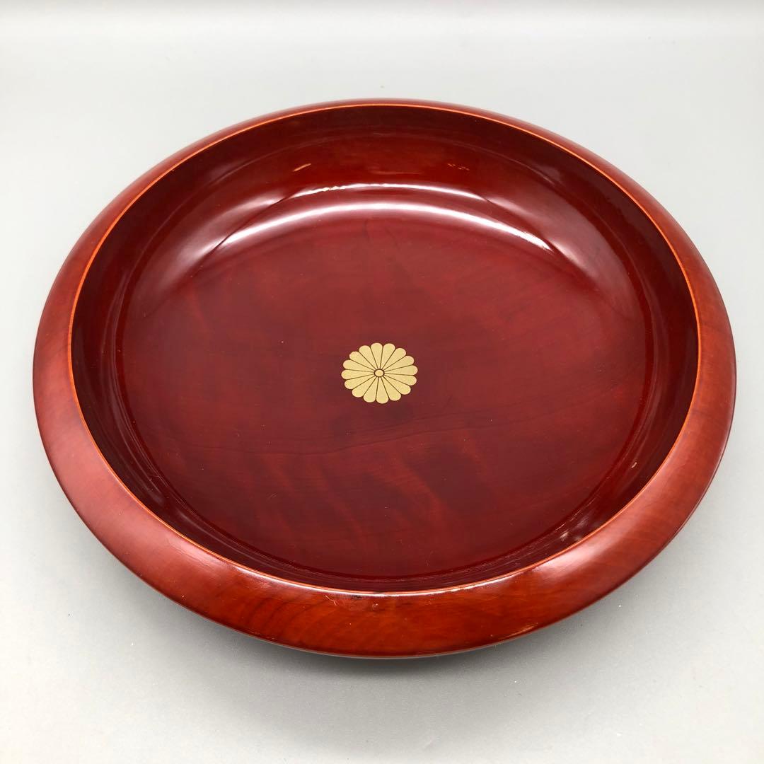 新品未使用箱入り宮内庁御用達山田平安堂飛騨春慶塗ボウル21cm高級伝統