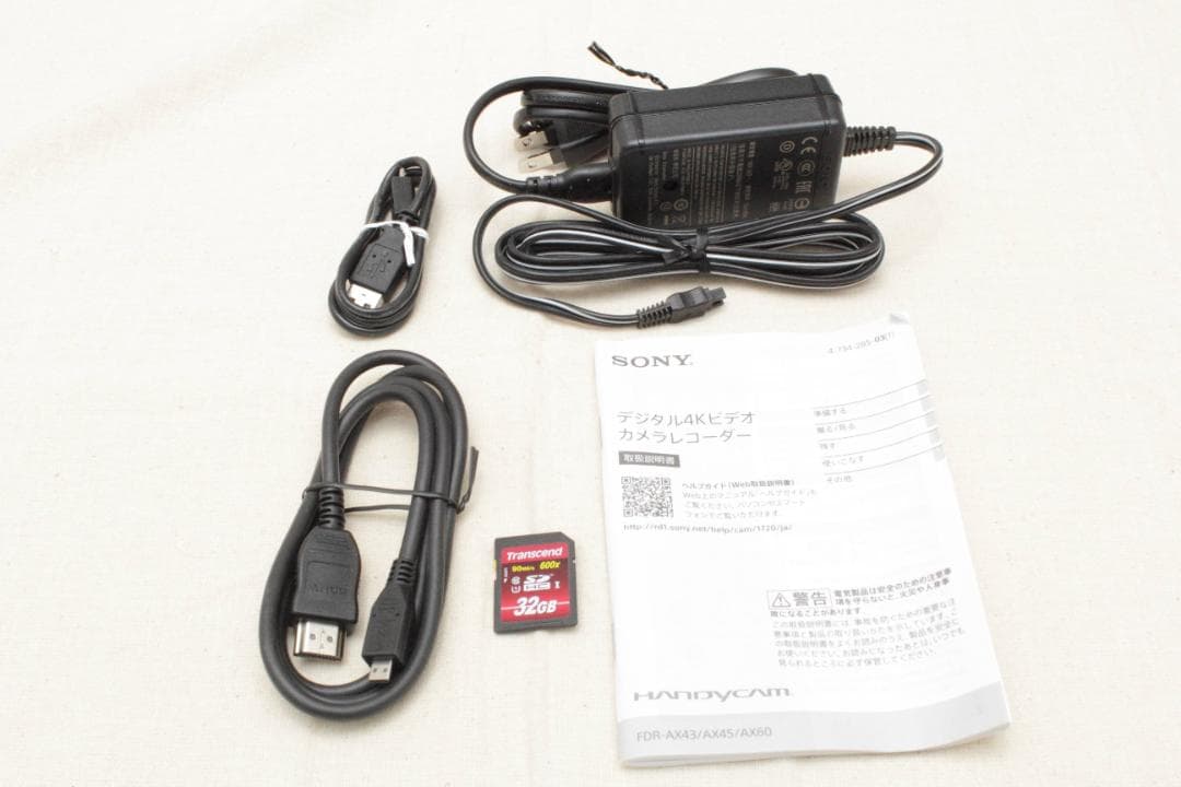 シナモン！！SONY FDR-AX45　４K　ビデオカメラ