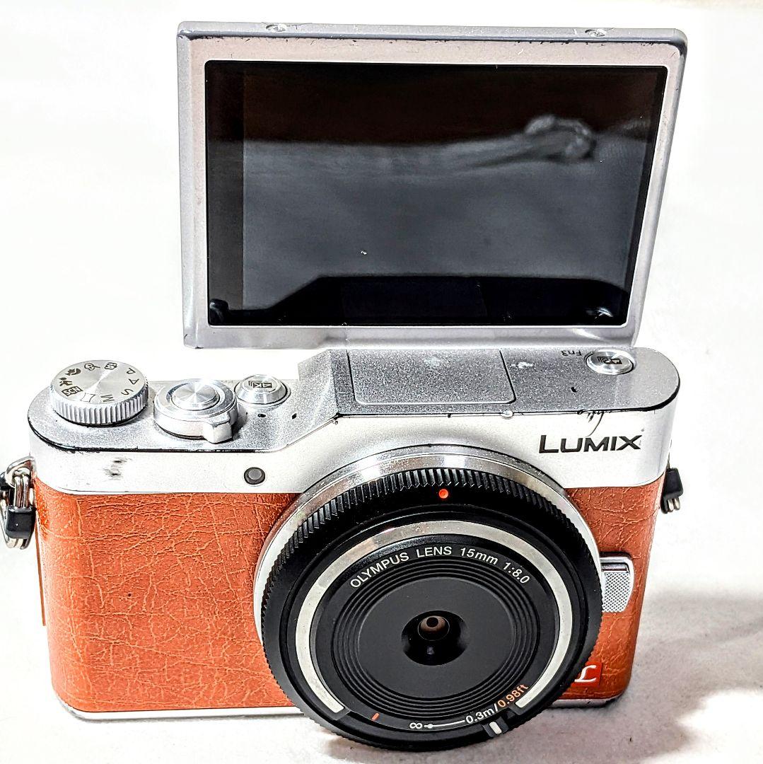 LUMIX DC-GF9 4K ミラーレスカメラ オレンジ　Wレンズ付き