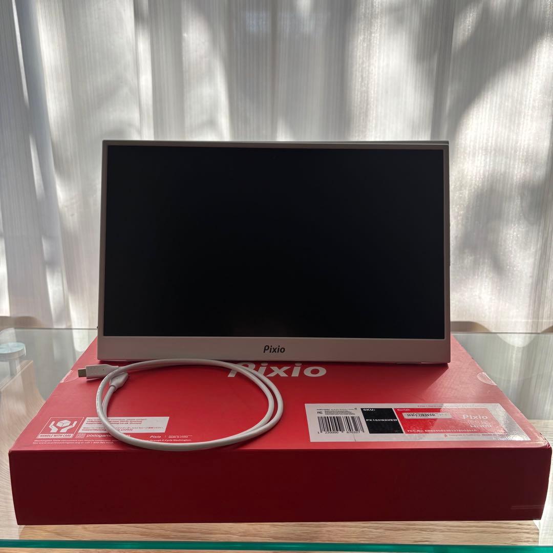 Pixio モニター本体 ケーブル、アダプター付き