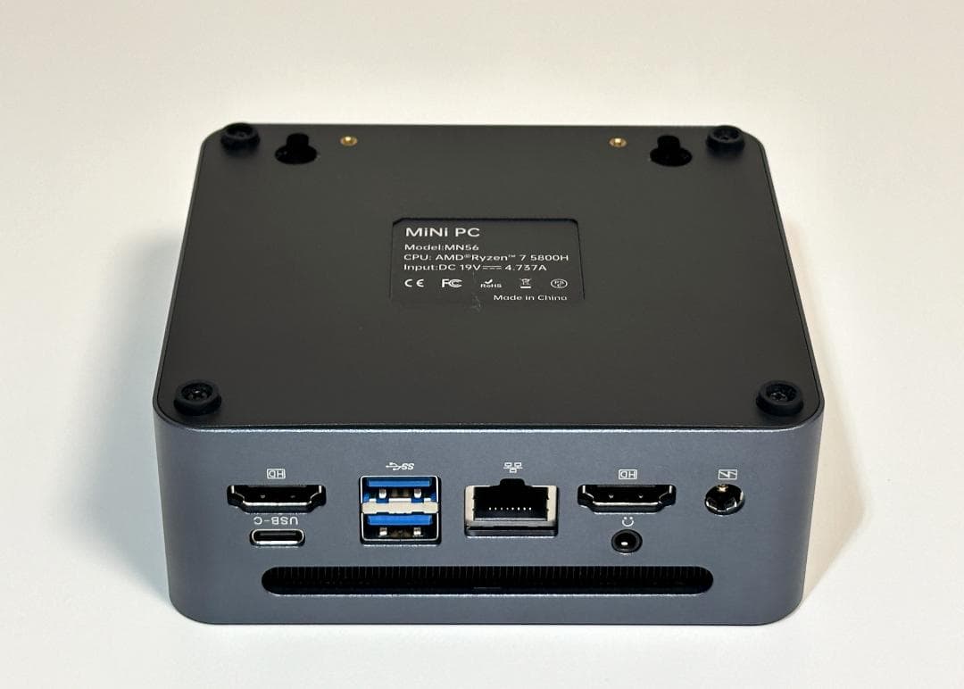 ミニPC AskHand Ryzen 7 5800H (8コア16スレッド)