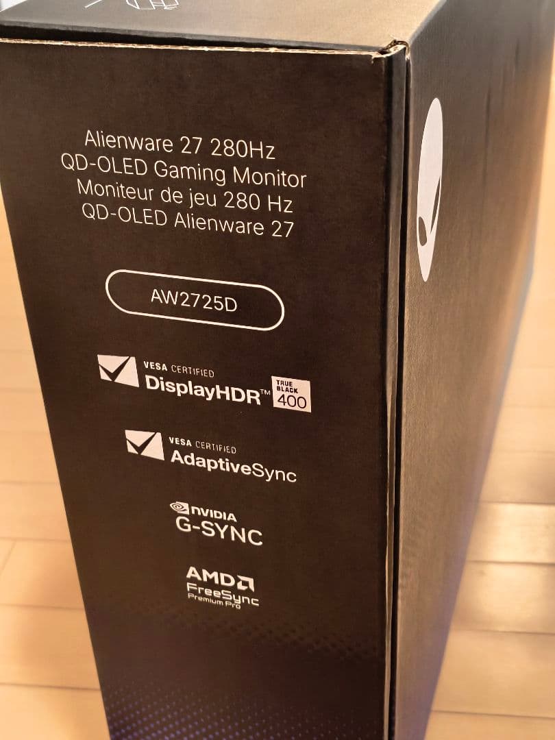 新品・未開封 OLED 27 Alienware AW2725D 3年保証