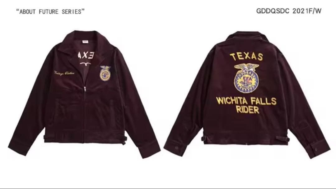 最安】FFA復刻コーデュロイジャケット バーガンディXXL 即日発送