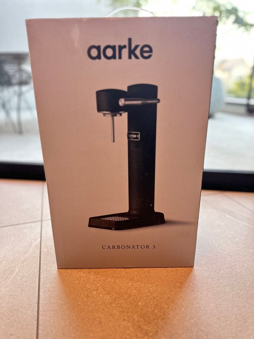 【新品未使用】Aarke Carbonator 3 炭酸水メーカー（ブラック） Aarke - Carbonator 3 Kit - Matte Black