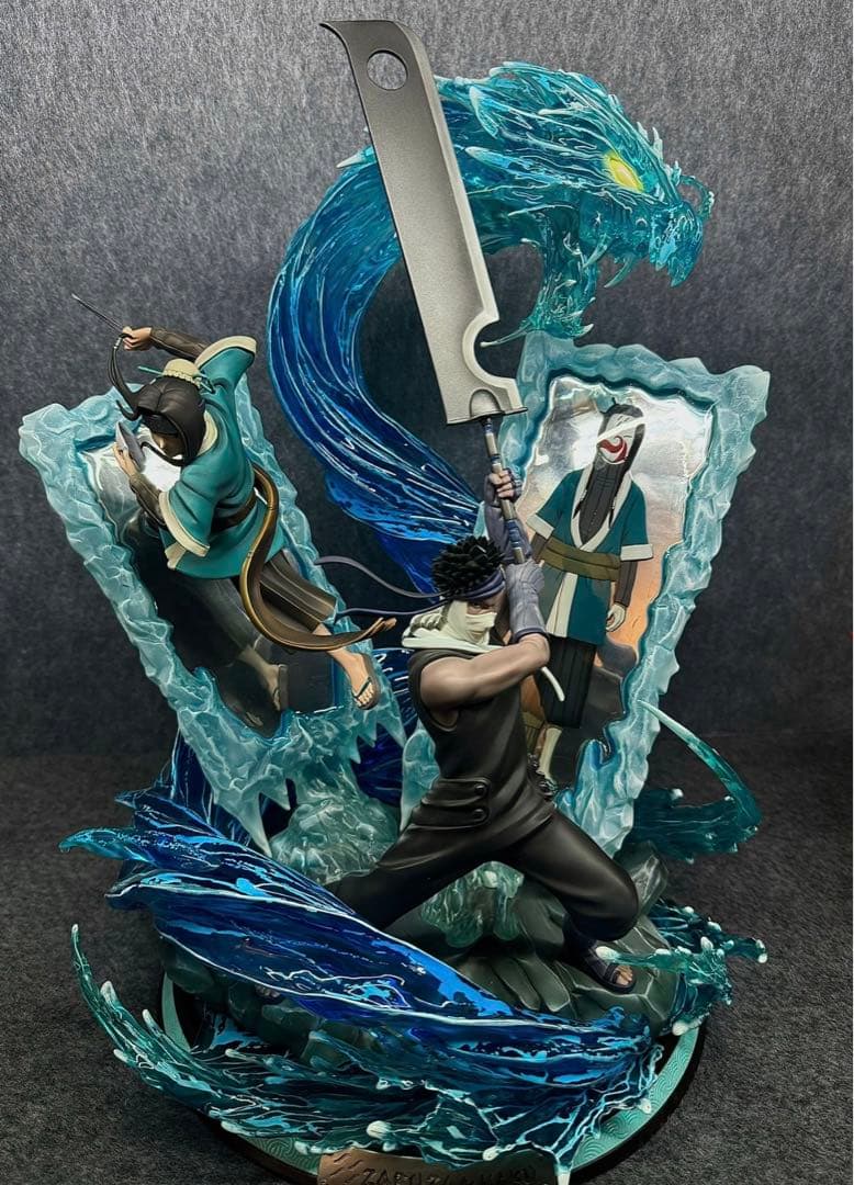 ももち ザブザ  ハク ナルト NARUTO フィギュア ガレージキット Amazon.co.jp: なると 疾風伝 桃地再不斬 ガレージキット ももち