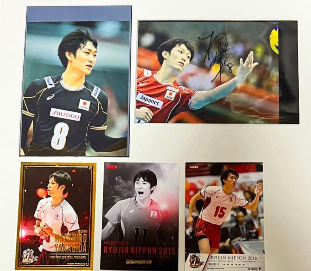 柳田将洋選手 龍神NIPPON 直筆サイン 入り 生写真 トレカ セット