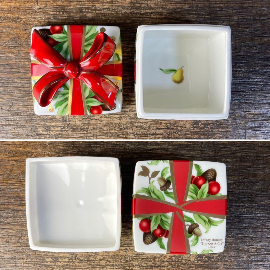 美品 Tiffany&Co. ティファニー ホリデー 陶器製 小物入れ E-5 - メルカリ