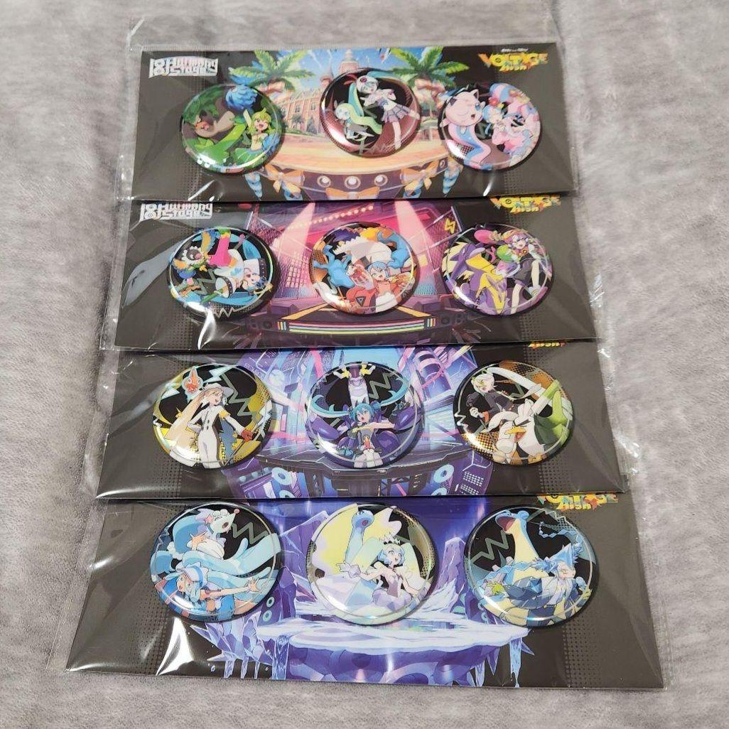 ポケミク ポケモン×初音ミク 缶バッジHarmony Stage 3種×4セット