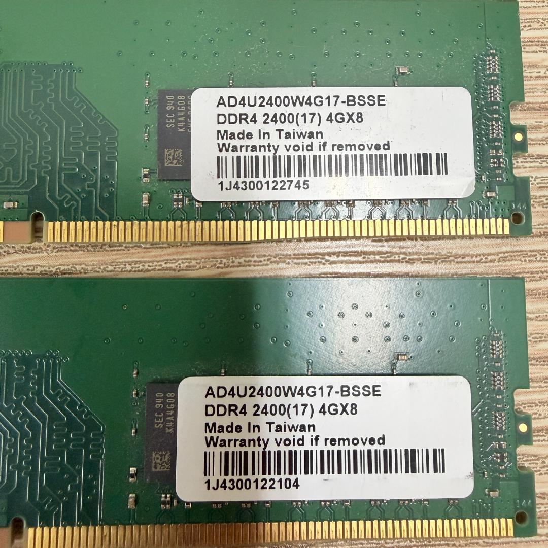 【BUFFALO】 DDR4-2400 4GB メモリ10枚セット計40GB
