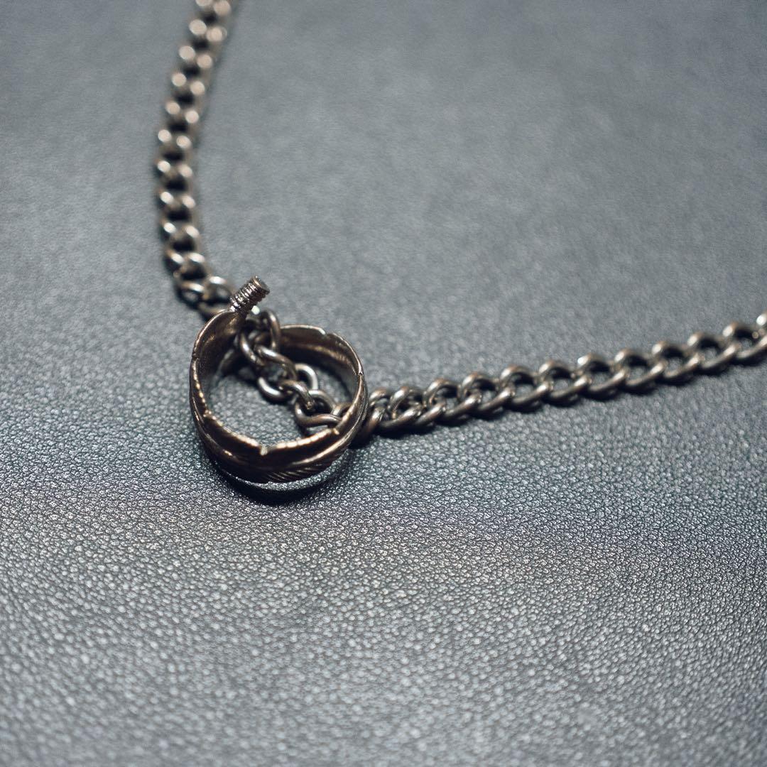 Martin Margiela 07SS 本人期 フェザー リング ネックレス - メルカリ