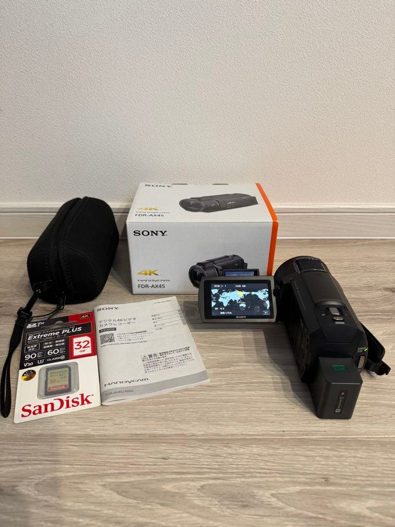 ビデオカメラ SONY 4K FDR-AX45