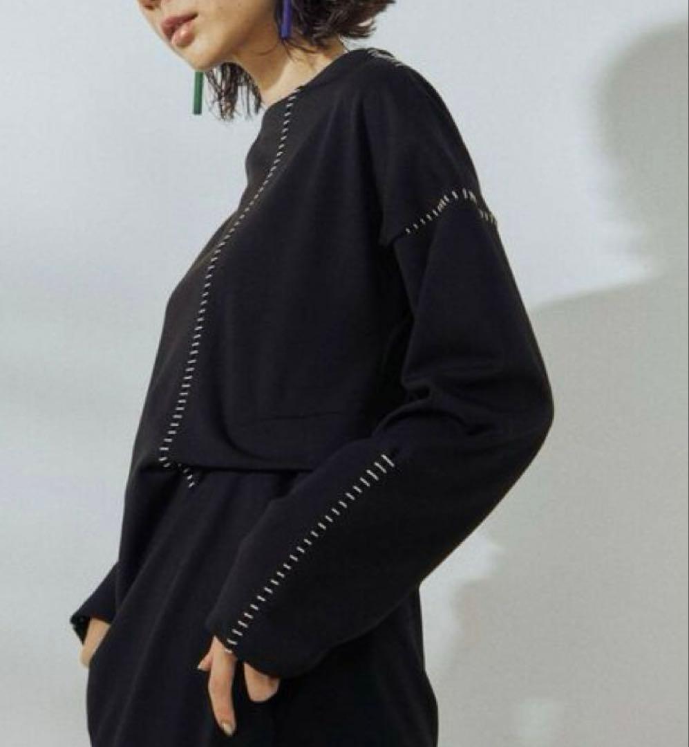 完売品】UN3D. ステッチタックワンピース オンライン アウ