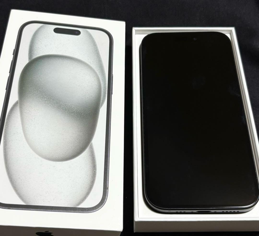Apple iPhone15 128GB BLACK バッテリー99%