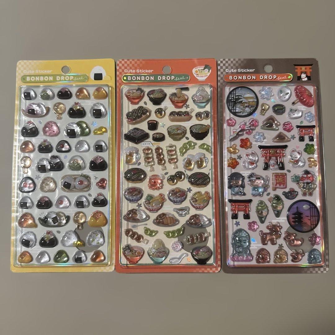 ボンボンドロップシール 和柄 5枚セット 正規品 - メルカリ