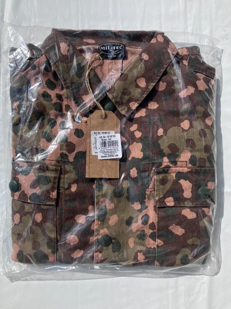 WW2 ドイツ軍 独Strum M44ドット迷彩上着 レプリカ G52 - メルカリ