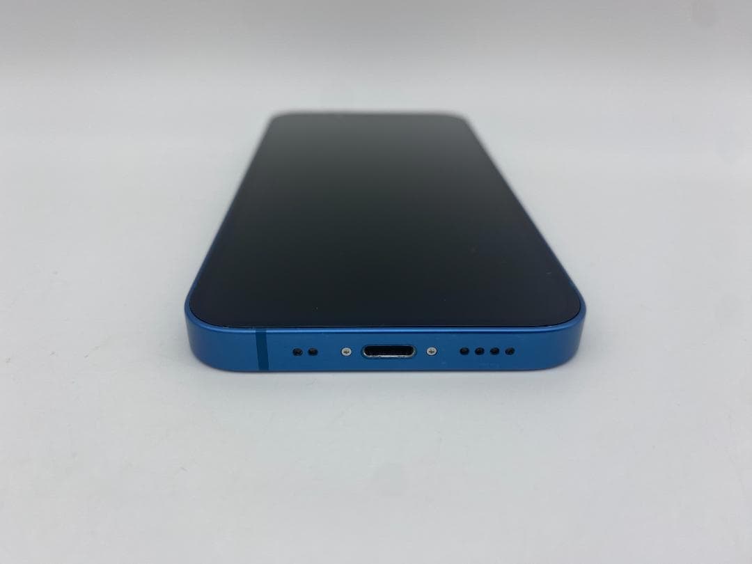 096 ほぼ新品未使用★iPhone13mini 256GB ブルーbt100