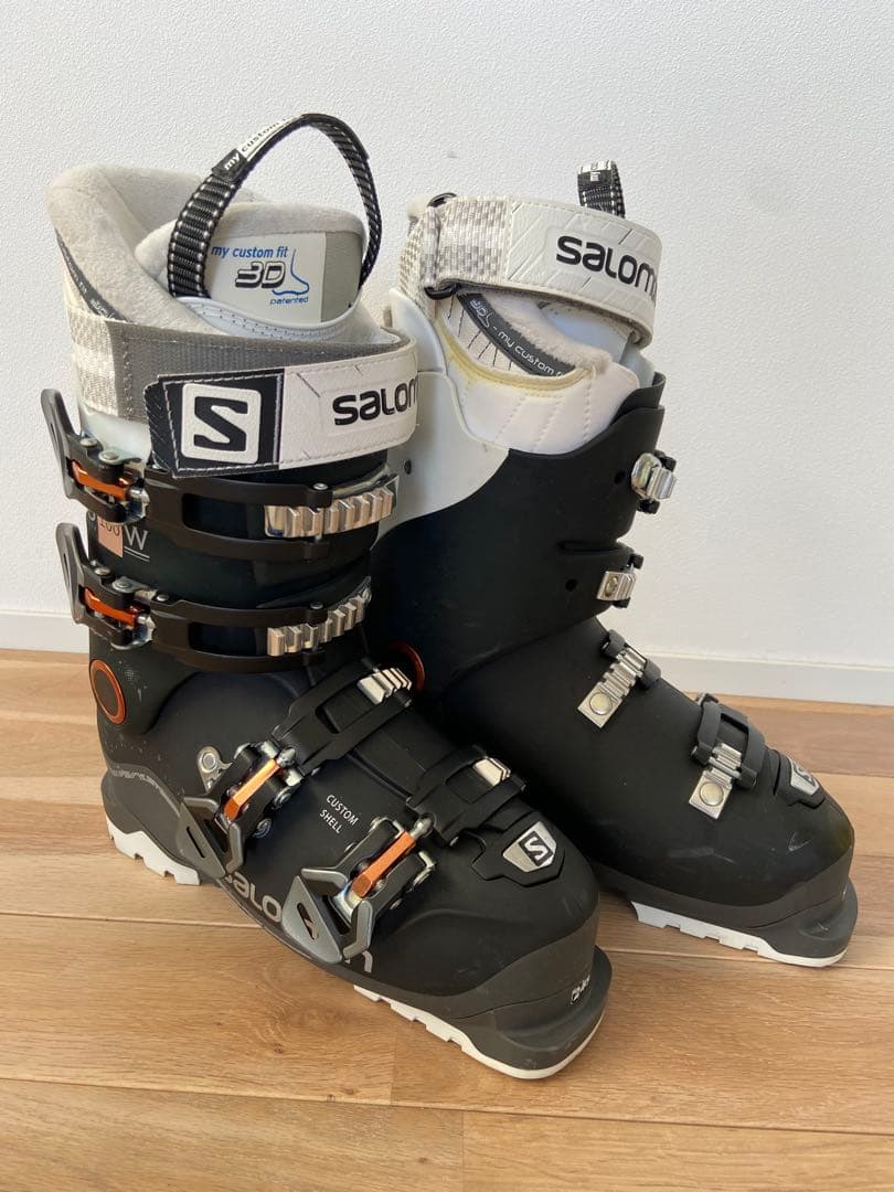 美品　サロモン　X PRO 100W 24.5cm 女性用モデル！