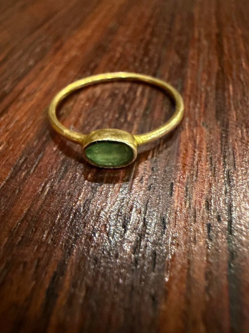 ARTIDA OUD K10 オーバルエメラルドリング eden] K10 oval emerald ring｜ARTIDA OUD（アルティーダ ウード）