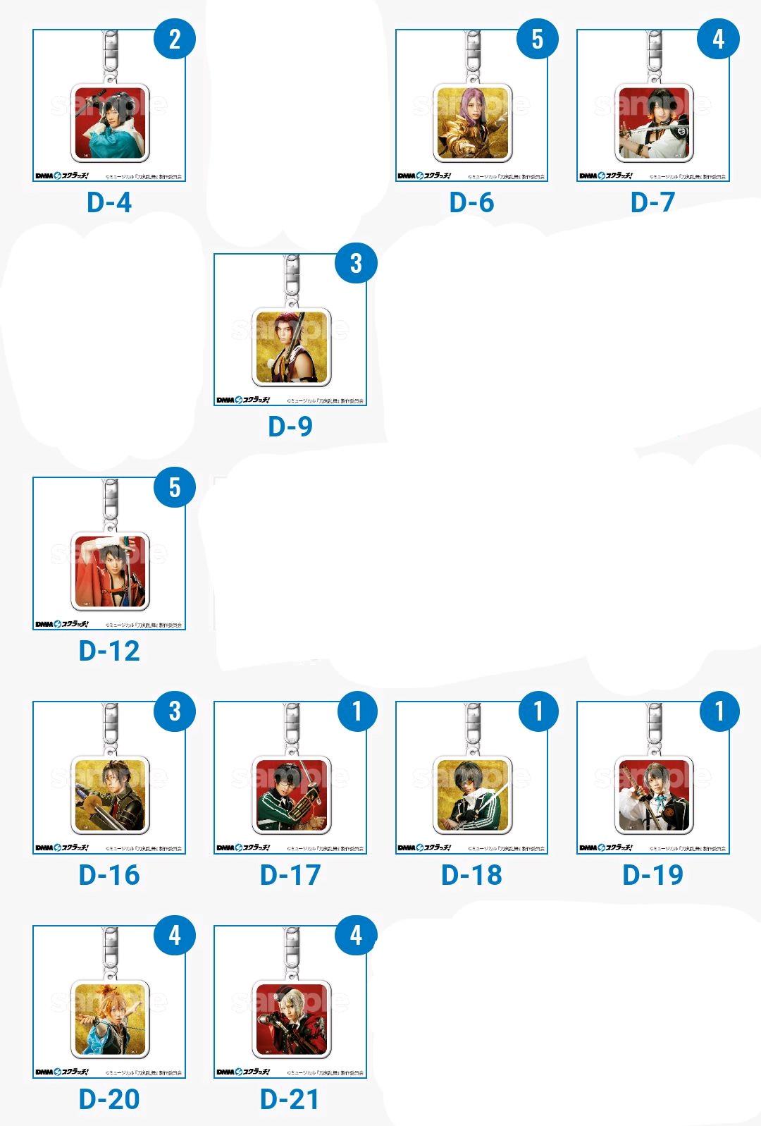 刀ミュ　スクラッチくじ　ガラコン⭐ ミュージカル『刀剣乱舞』 ～真剣乱舞祭2022～「DMMスクラッチ」にて
