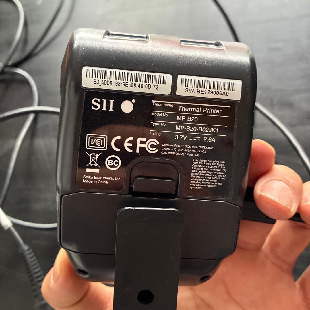 H*6様 エアレジ対応　SII サーマルプリンター MP-B20 ロール紙21巻