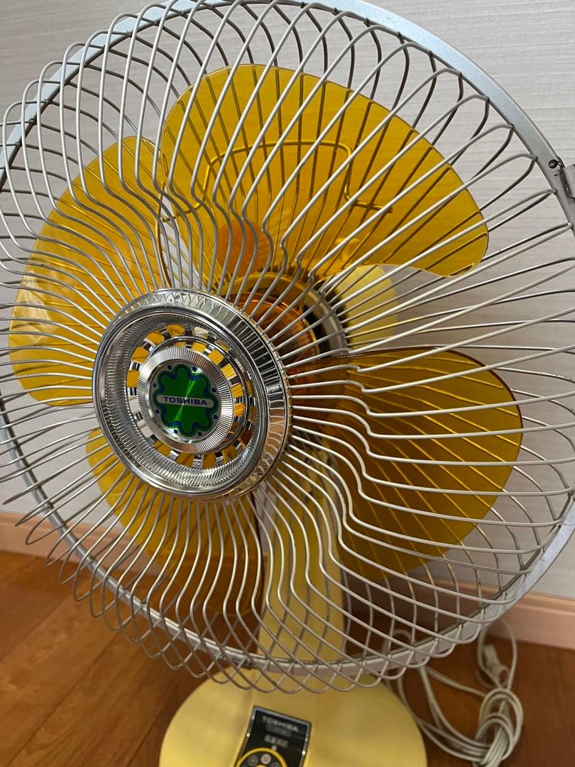 昭和レトロ TOSHIBA 扇風機 東芝 レトロポップ 1978年製 完動品