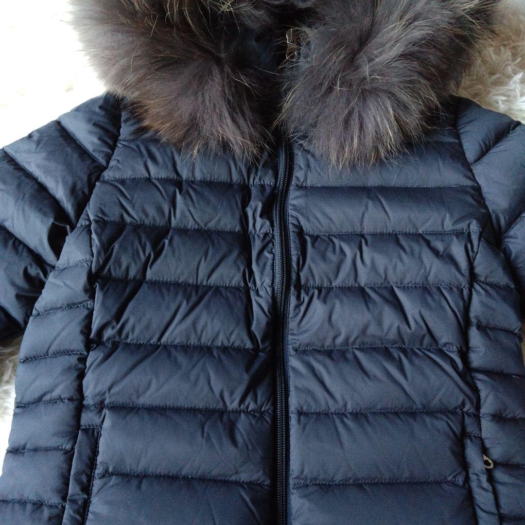 美品✨デュベティカ ネイビー40 オチロエトレ マット ファーフード