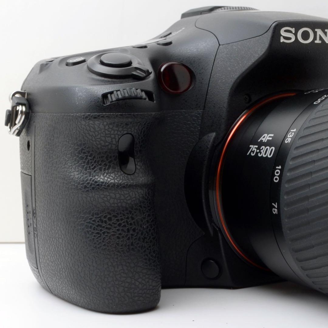 shellバック付き！SONY α77★S数約3000回★転送OK★Wレンズ付き