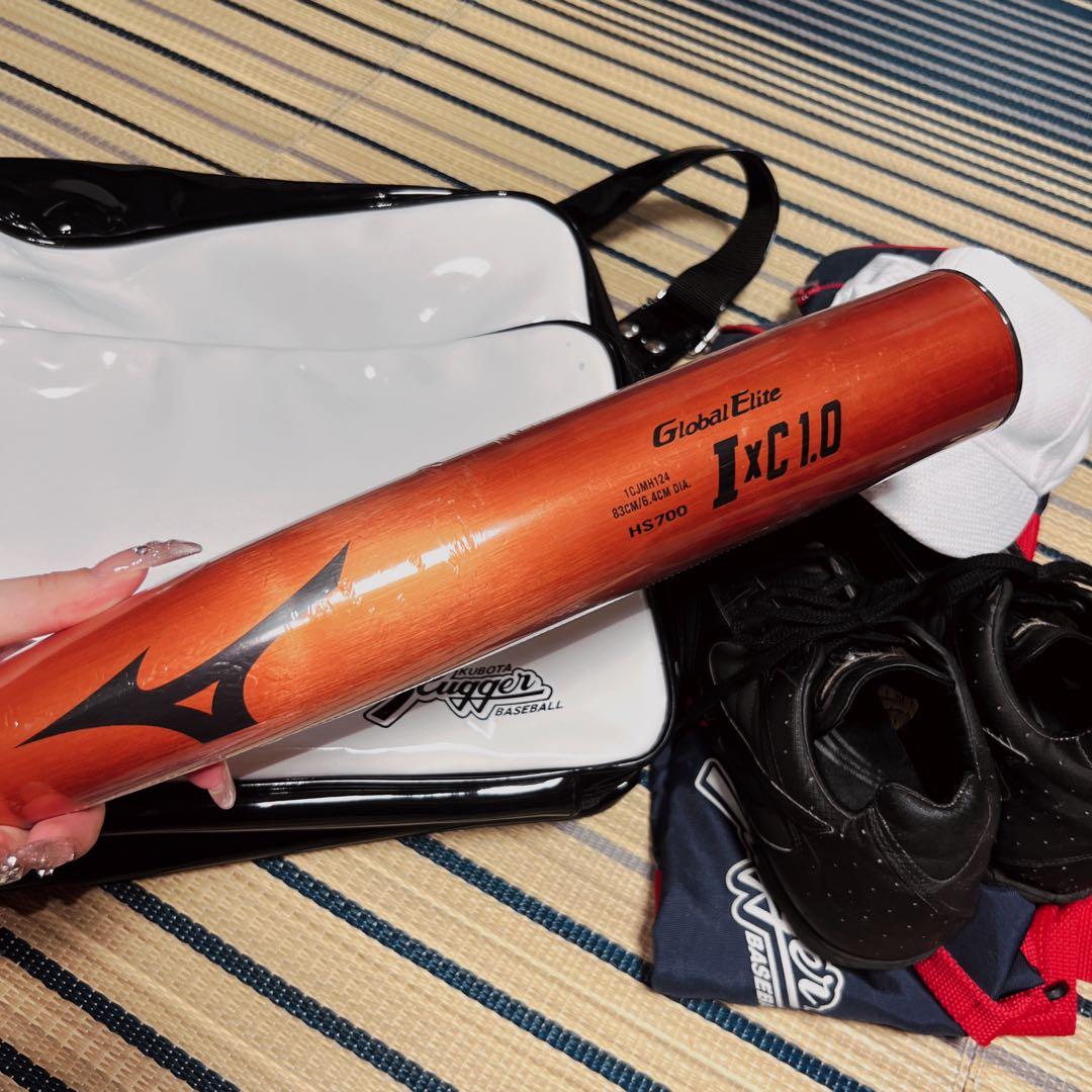 ミズノ一般硬式用 バット新基準対応 グローバルエリートIxC1.0 硬式用【グローバルエリート】G×P2.0(金属製／84.5cm／平均900g以上