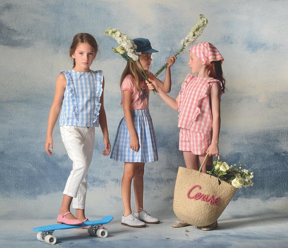 Bonpoint♡ギンガムチェック スカート 10a - メルカリ