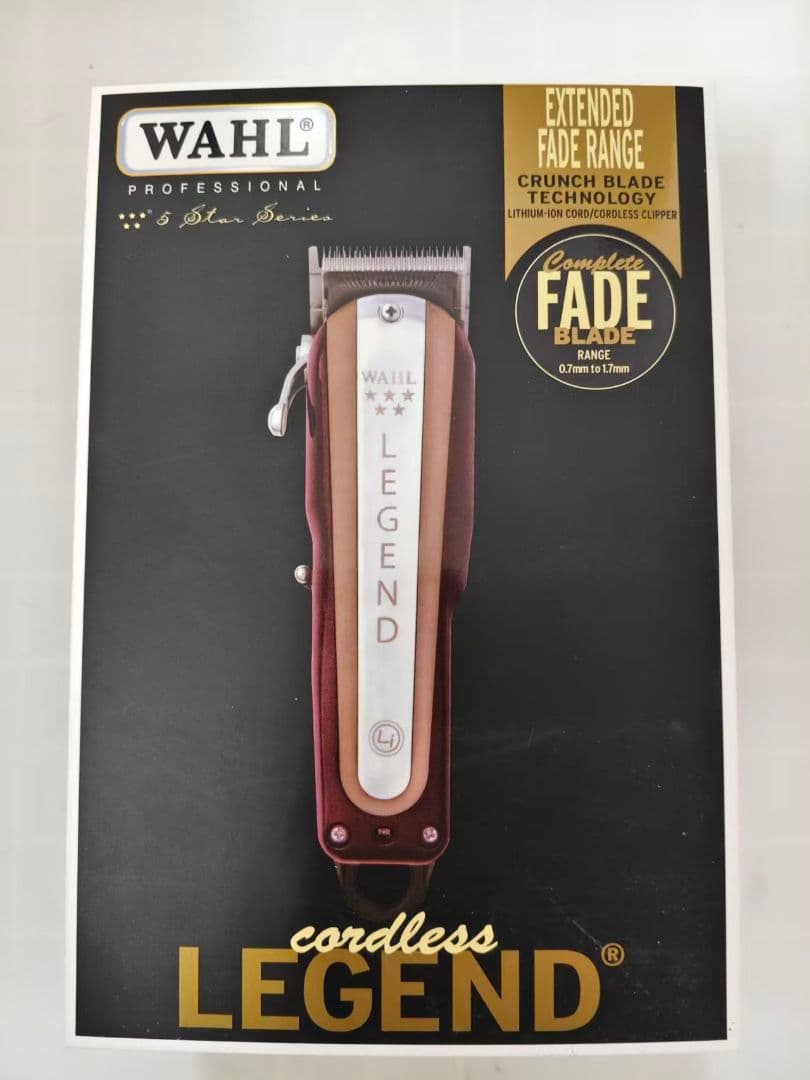 新品Wahl 5 starコードレス レジェンドLegend ウォール バリカン WAHL（ウォール） 正規品 バリカン 5 Star コードレス・レジェンド