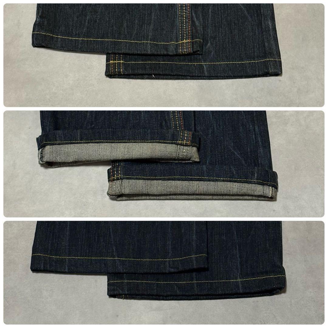 Y2K 00s ギャル レッドペッパー フレアデニム スタッズ刺繍 ヒョウ柄