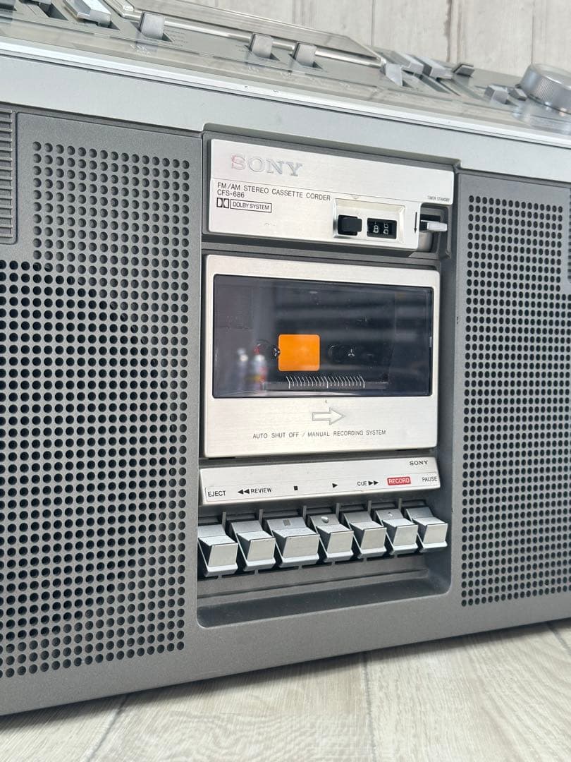 希少・動作品 | SONY ソニーラジカセ CFS-686 カセットレコーダー