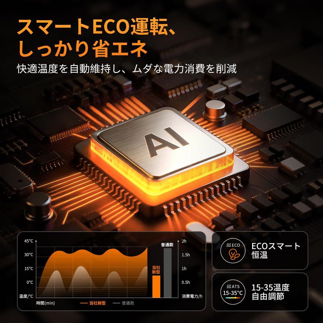 セラミックヒーター【暖房・冷房・空気清浄・空気循環】暖房器具 静音 首振 半額‼️