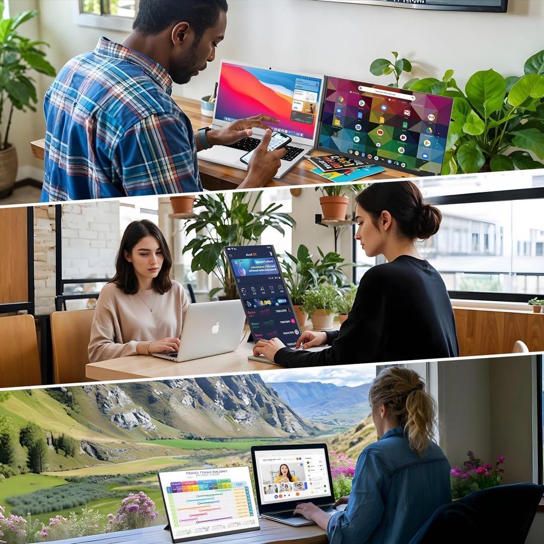 ❤️1品限り❤️モバイルモニター 15.6インチ デュアルディスプレイ 1080P