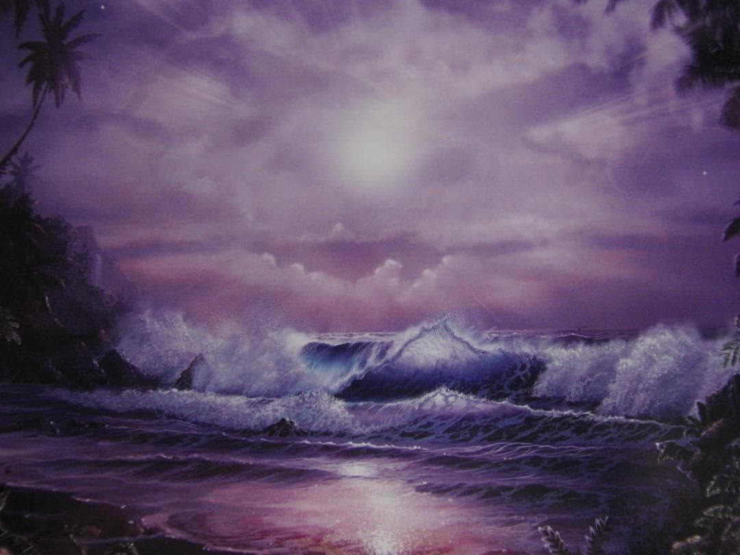 クリスチャン・ラッセン、【オリジンオブライフ】、希少な額装用画集