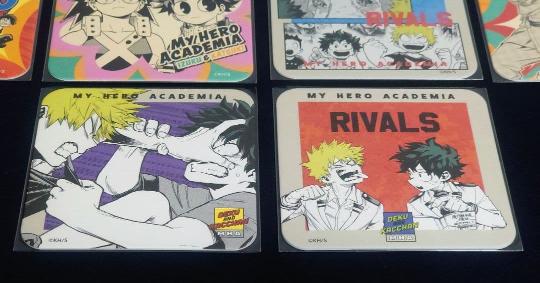 僕のヒーローアカデミア アートコースター RIVALS デク＆爆豪 10