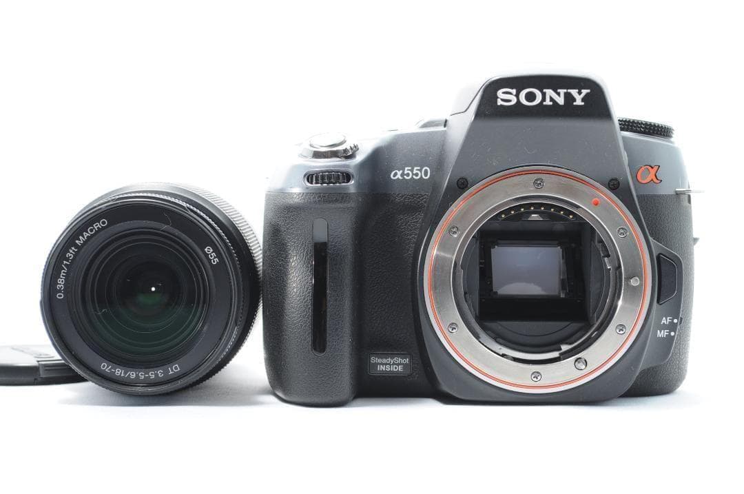 家族写真を綺麗に残せる❤️SONY α550✨スマホ転送 届いてすぐに使える