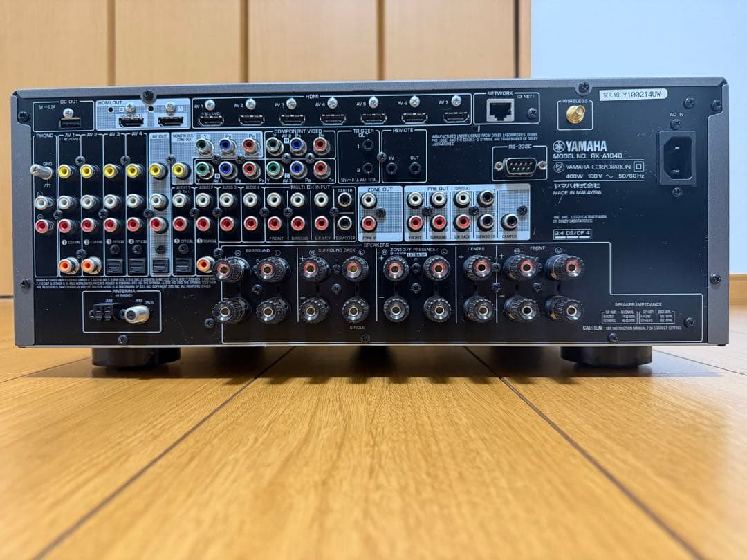 ヤマハ　アンプ　YAMAHA AVENTAGE RX-A1040