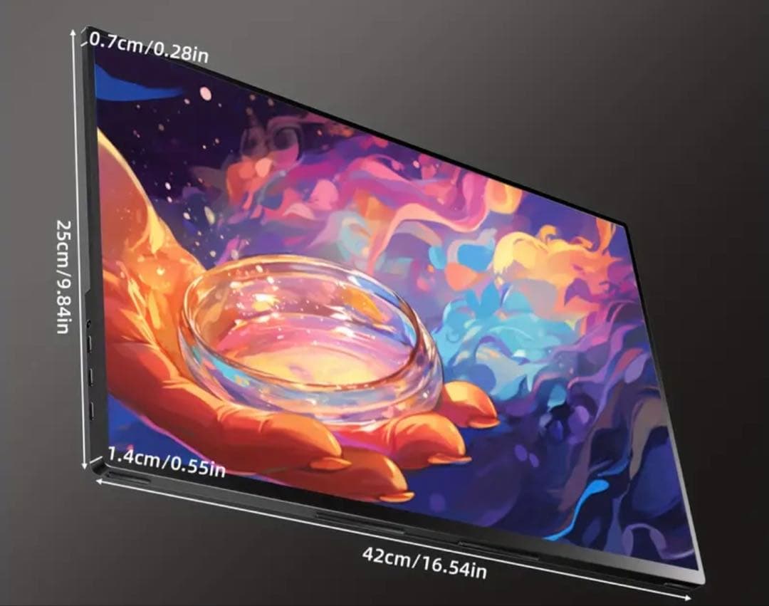 新品 モバイルモニター 18.5インチ 非光沢1920*1080フルHD