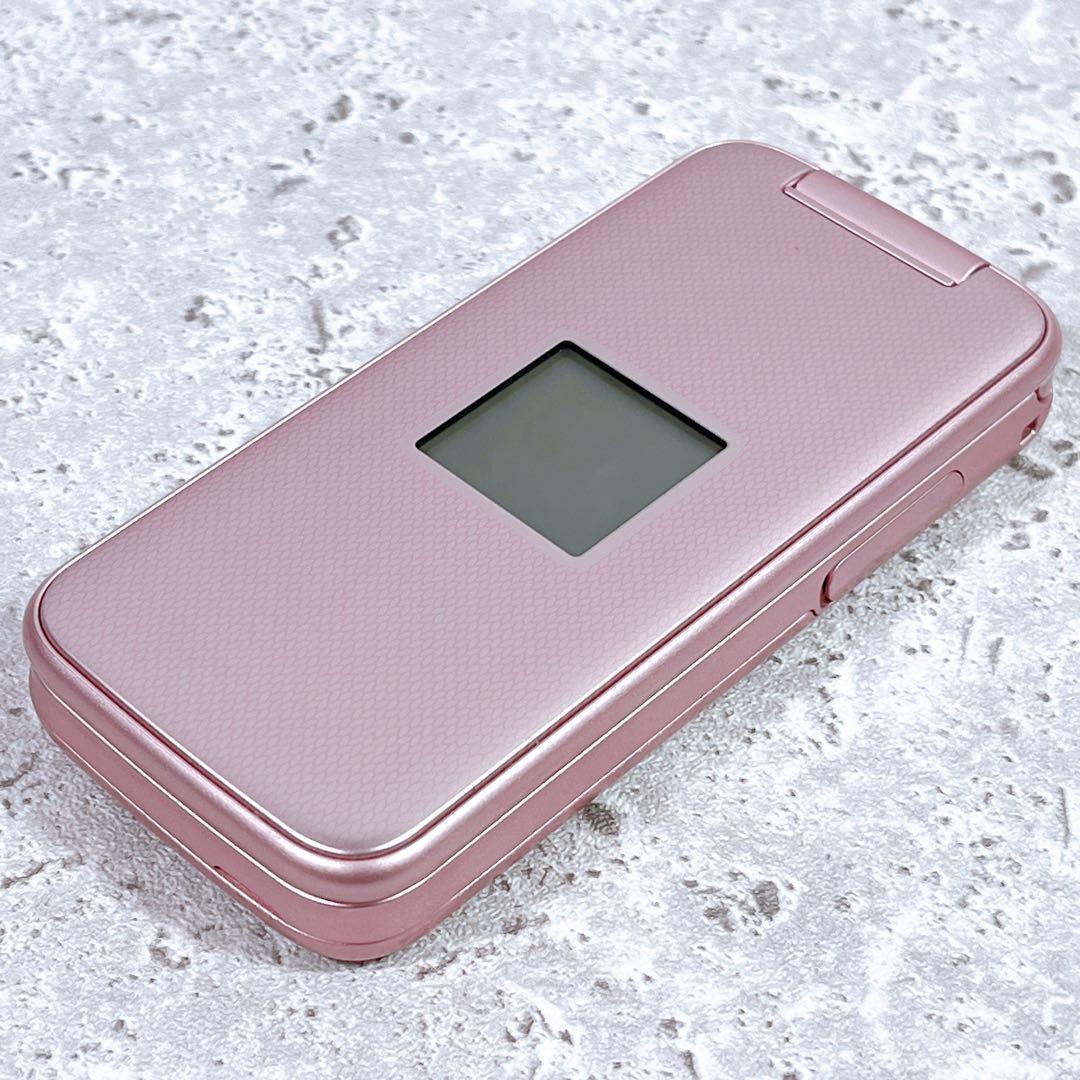 美品 docomo F-01M ピンク らくらくホン 4G携帯電話 ケータイ