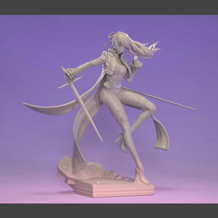 1/9 芳澤すみれ 未塗装未組立 ペルソナ5 フィギュア ガレージキット